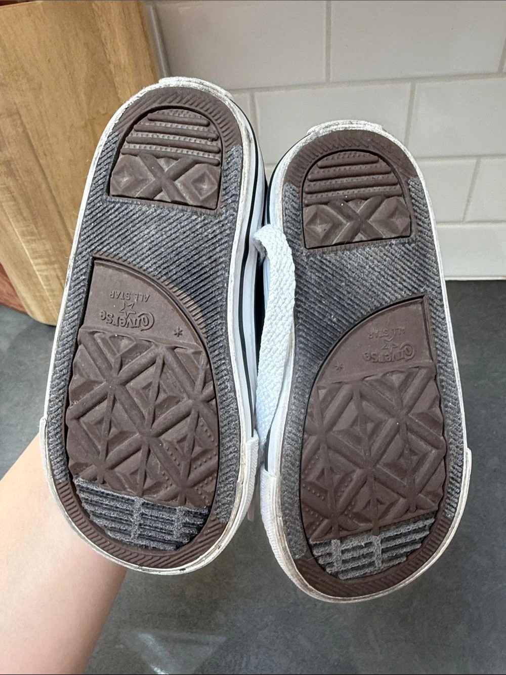Converse used once